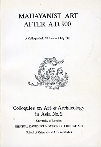 Mahayanist Art After a.D. 900