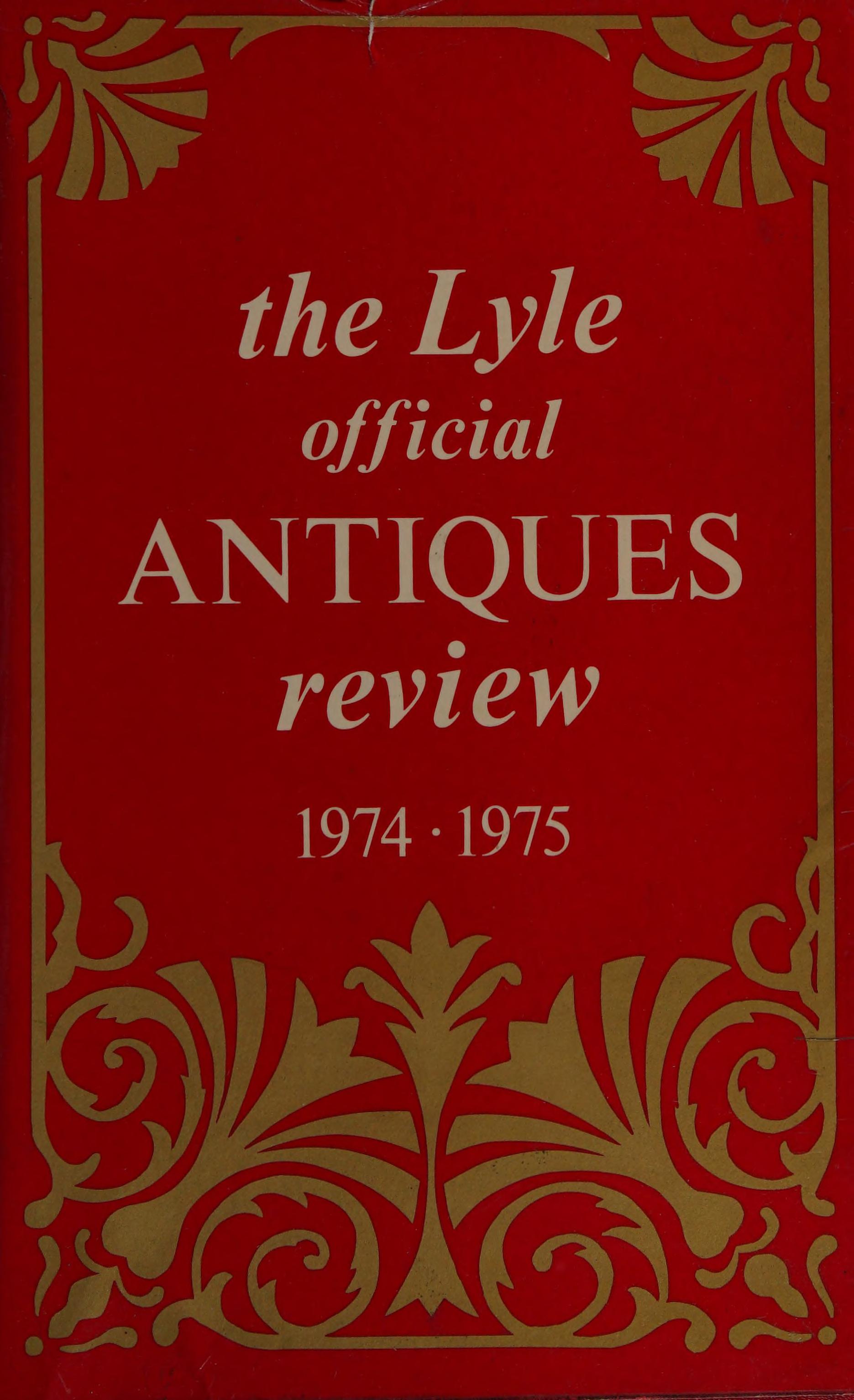 The Lyle Official Antiques Review