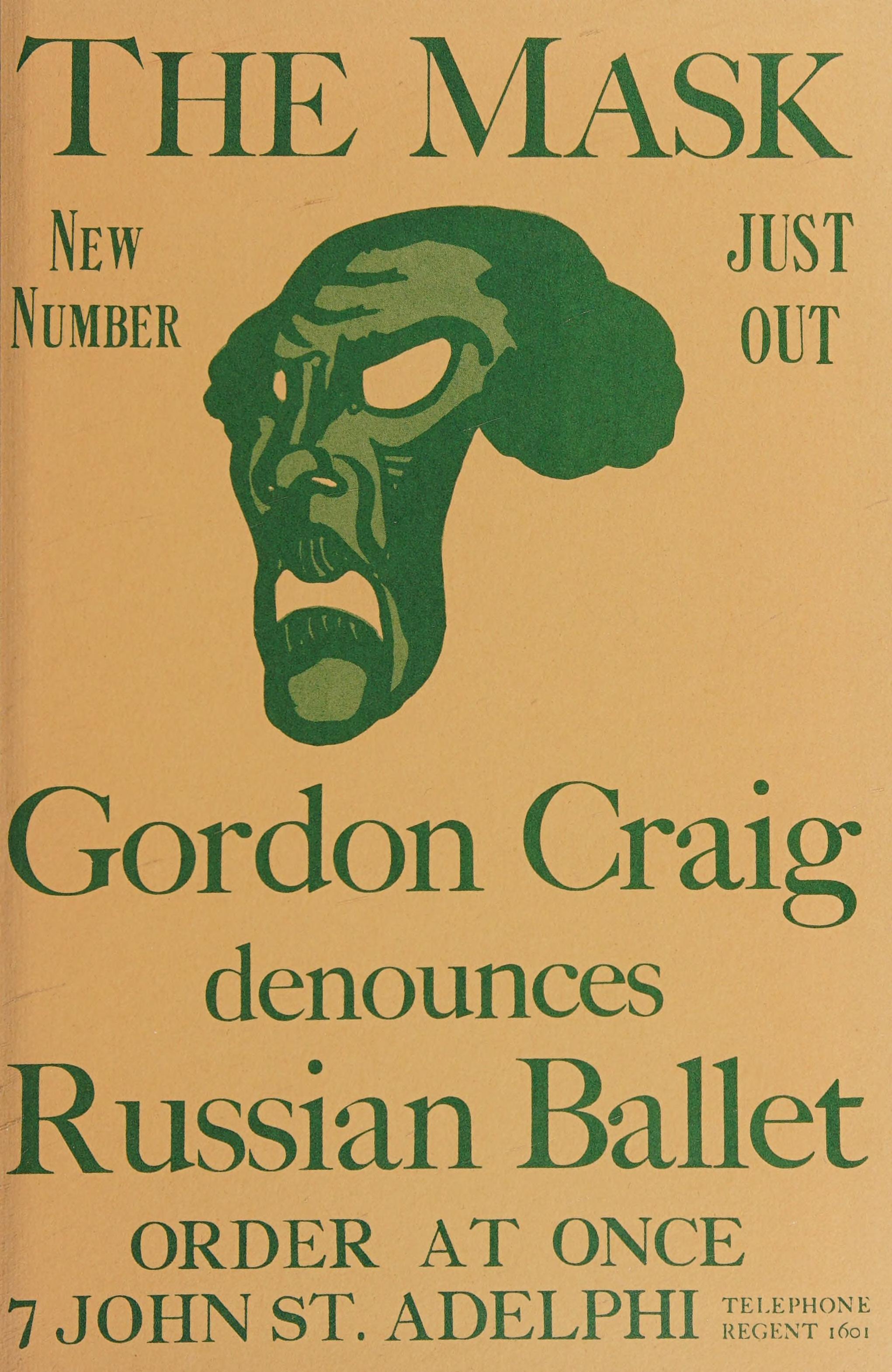 Gordon Craig on Movement and Dance