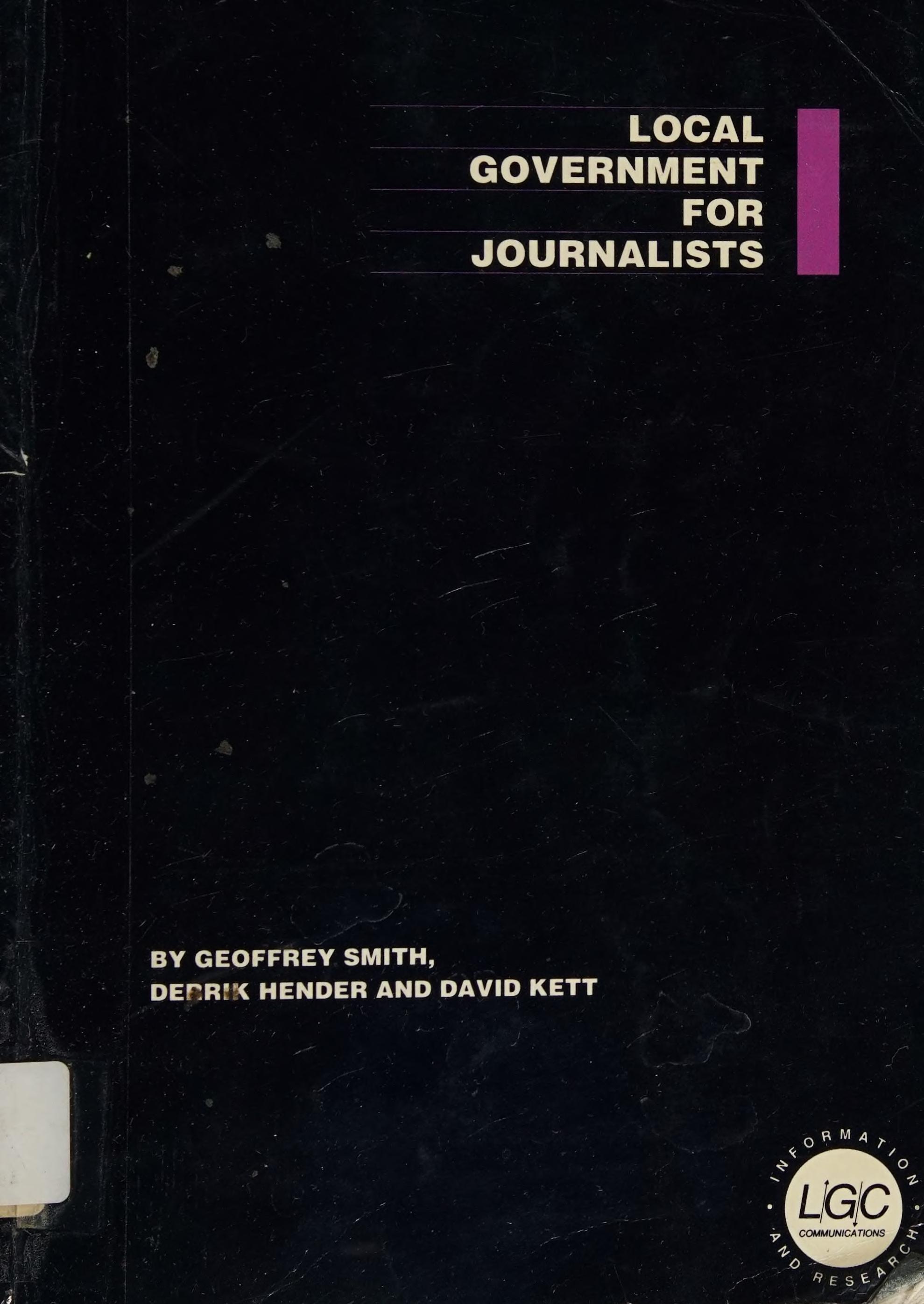 Local government for journalists