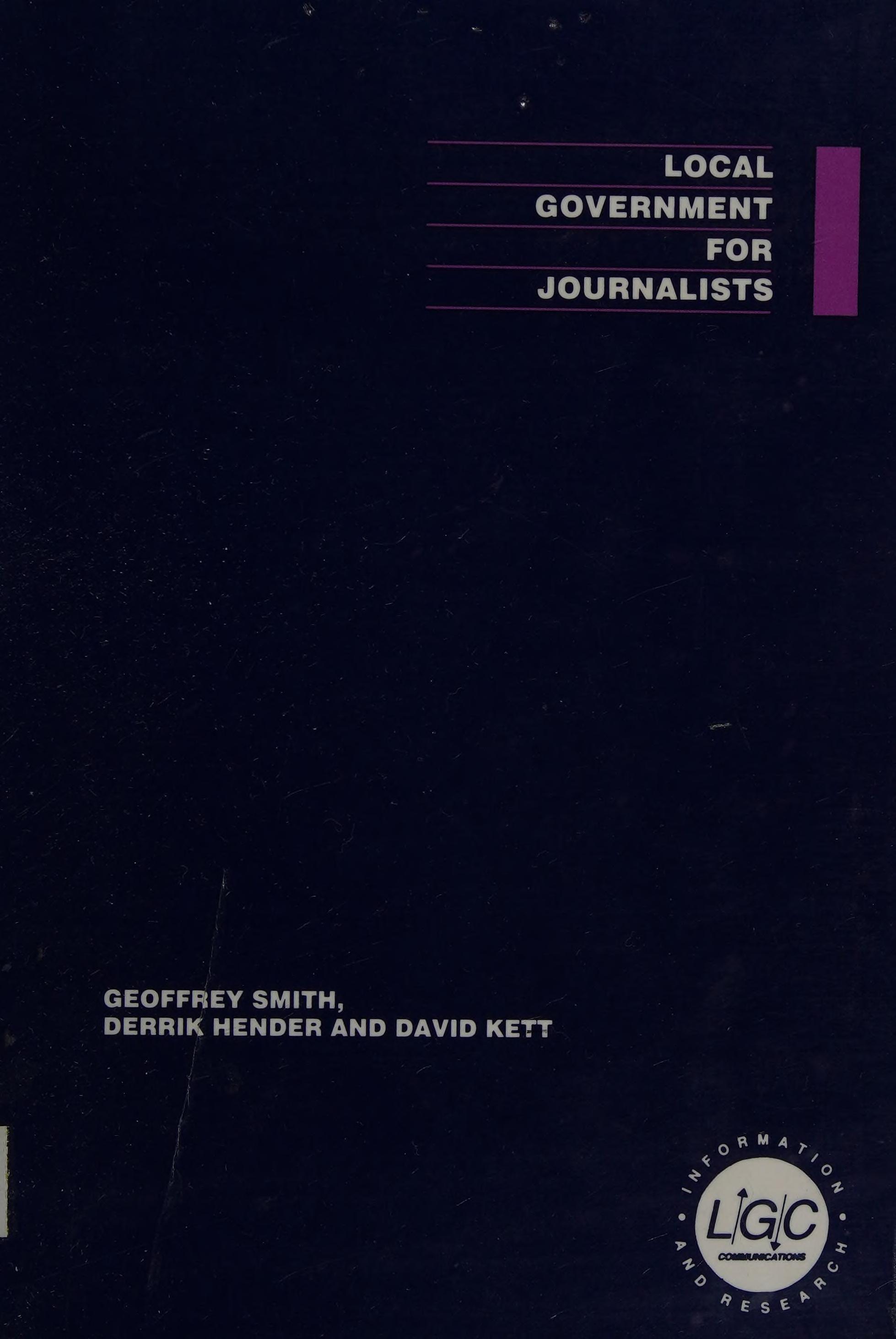 Local Government for Journalists