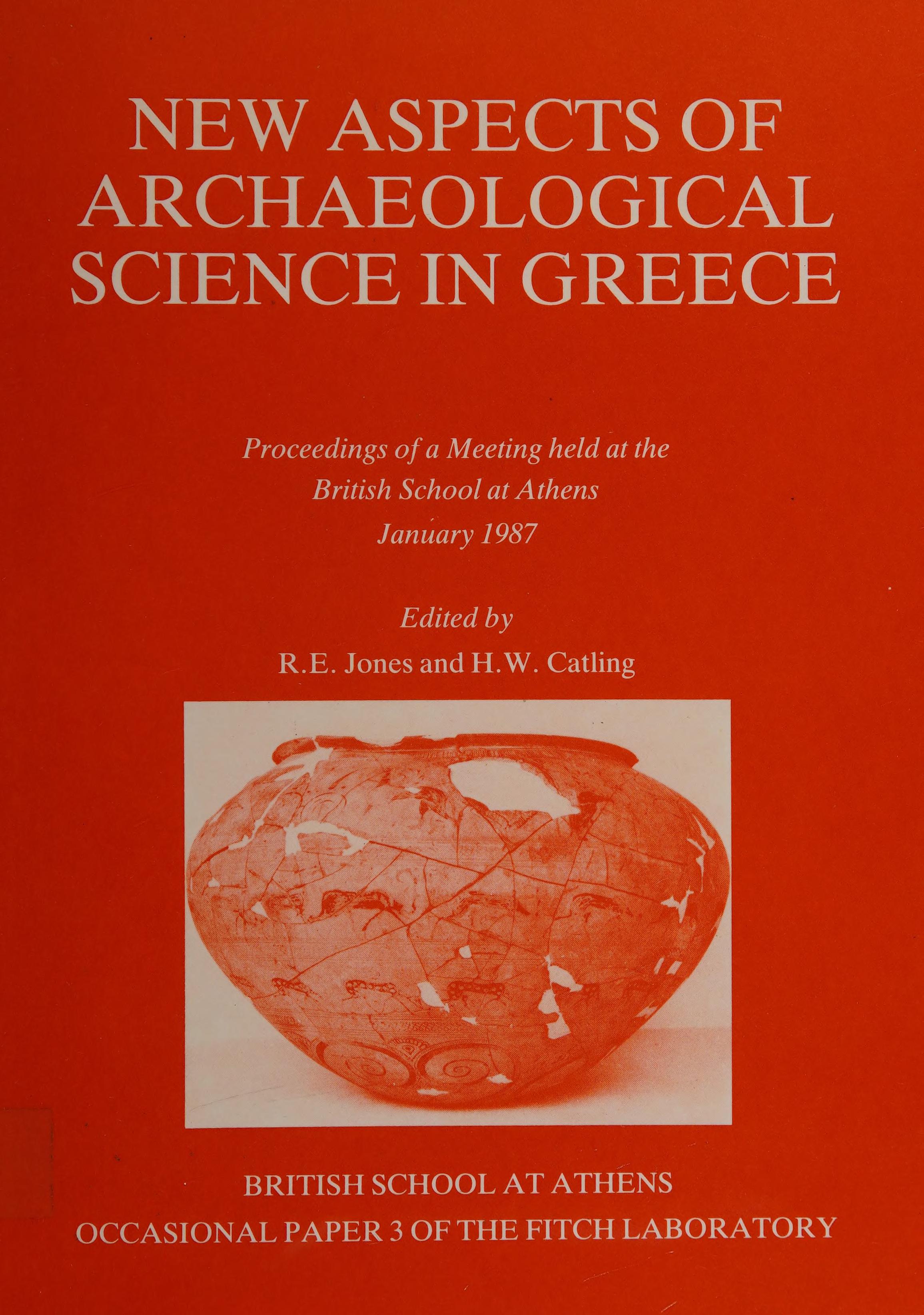 New Aspects Of Archaeological Science In Greece
