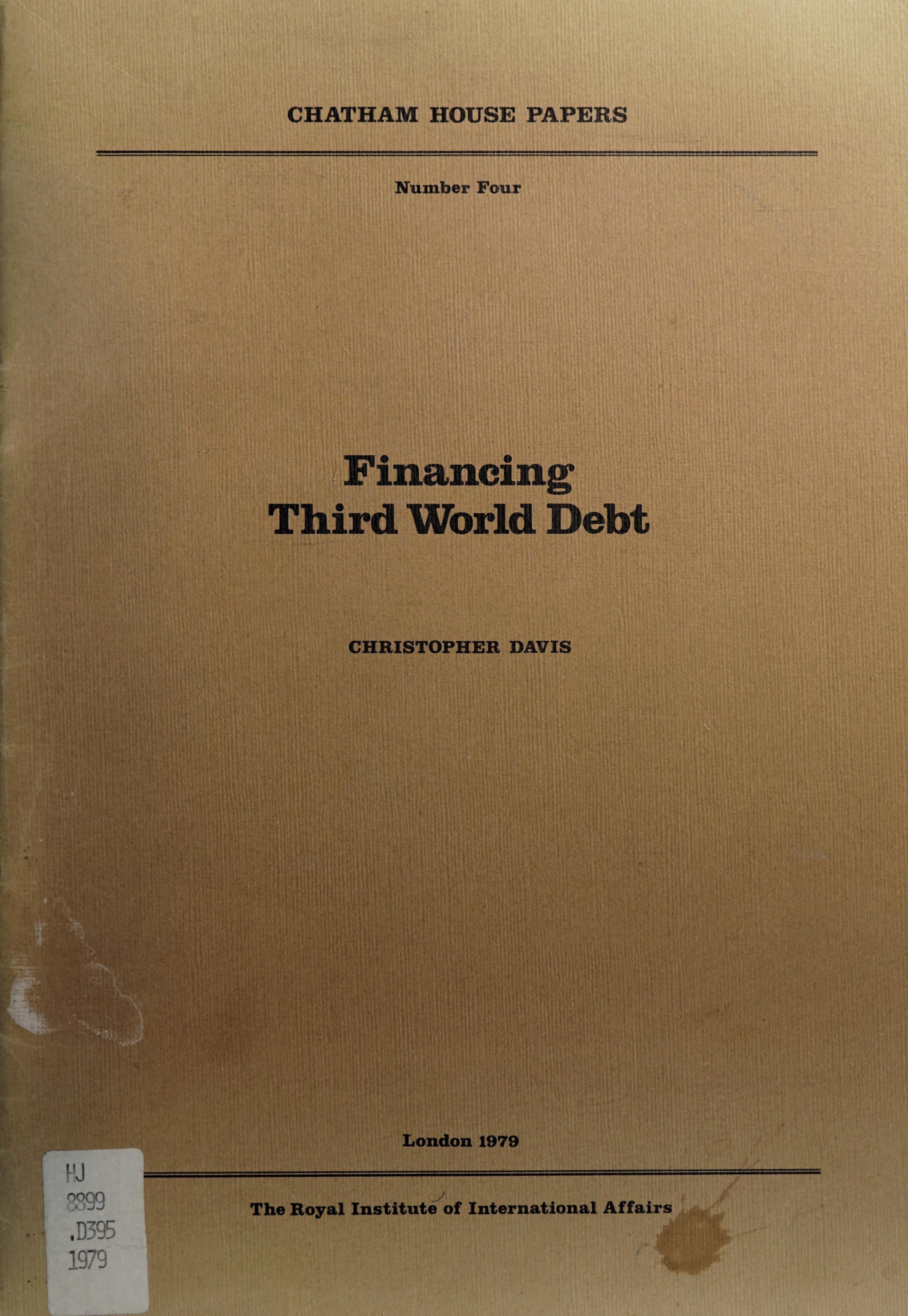 Financing Third World Debt