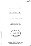 The Management of the Southern Ocean