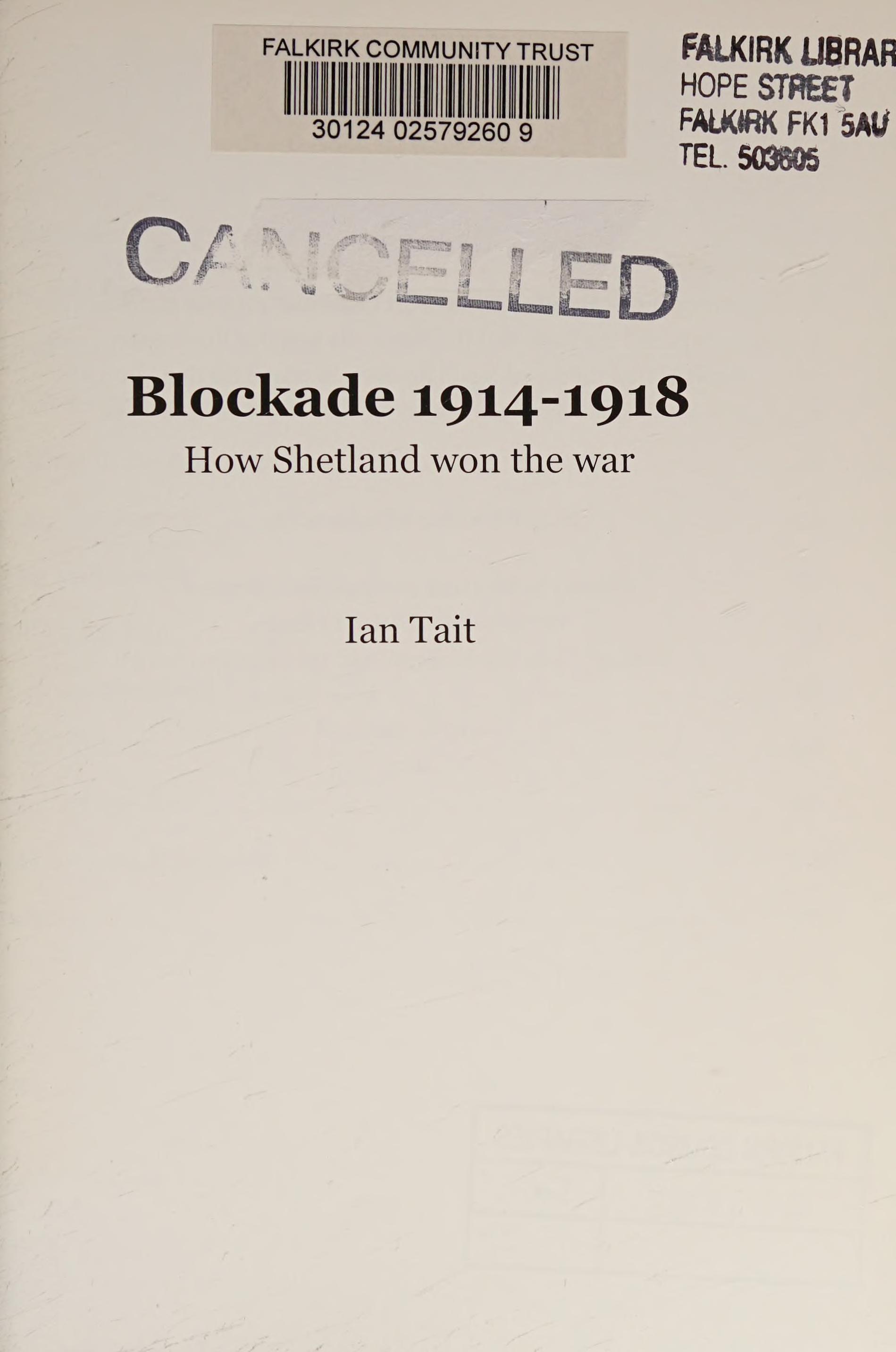 Blockade 1914-1918