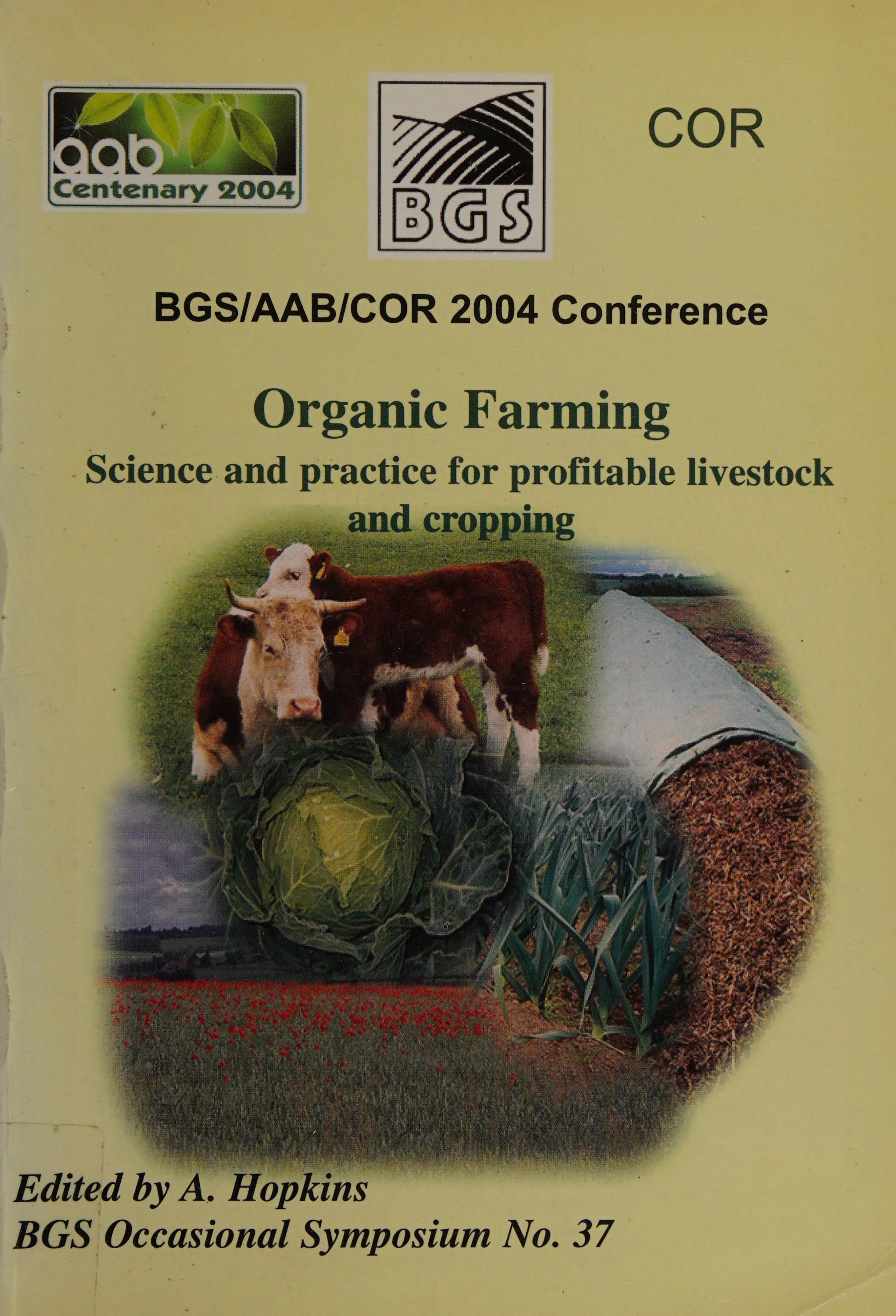 Organic Farming: Science And Practice For Profitable Livestock And Cropping