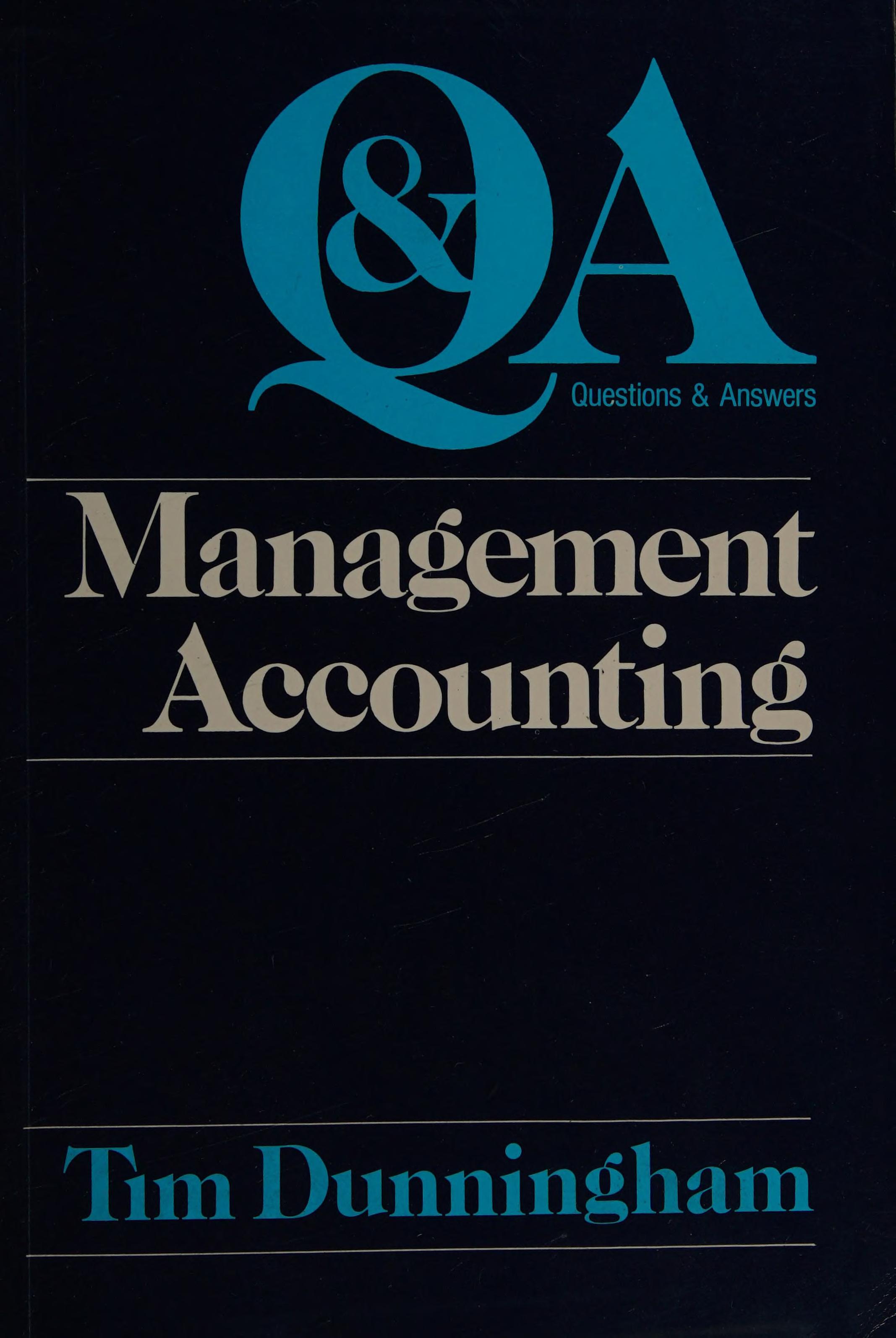 Management Accounting