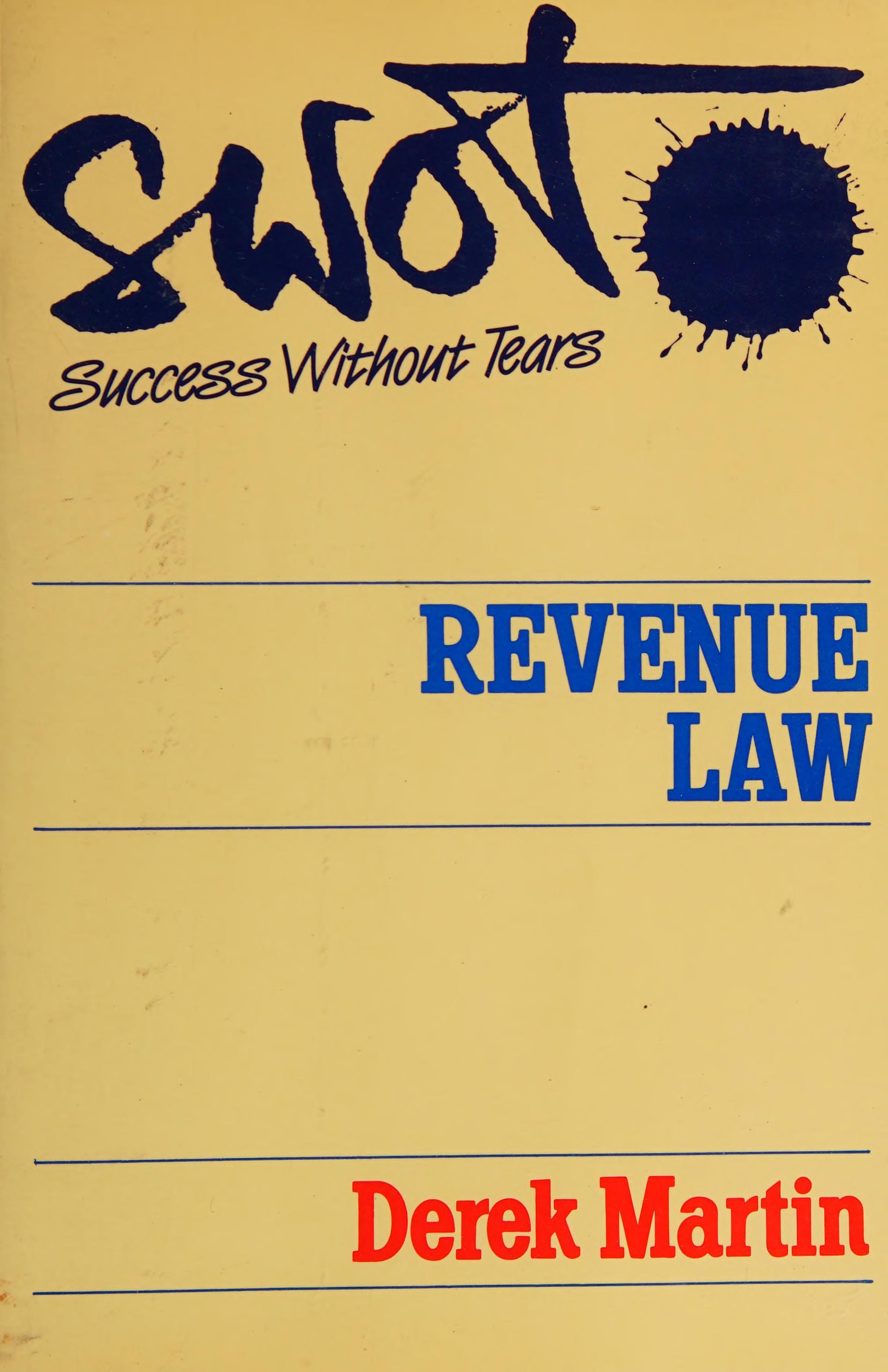 Swot Revenue Law
