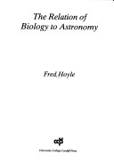 Relation of Biology to Astronomy
