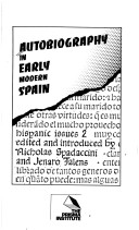Autobiography In Early Modern Spain (Hispanic Issues) (English And Spanish Edition)