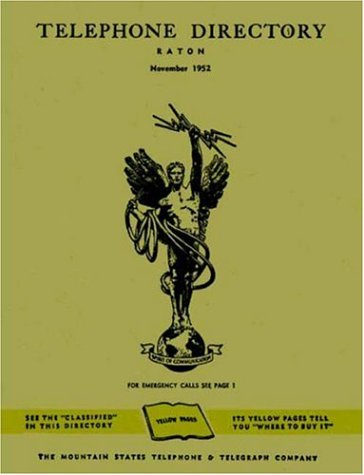 Raton Telephone Directory 1952 Bill Carroll s performance engineering handbooks 111