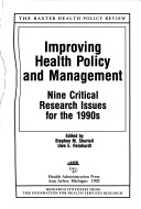 Improving Health Policy and Management