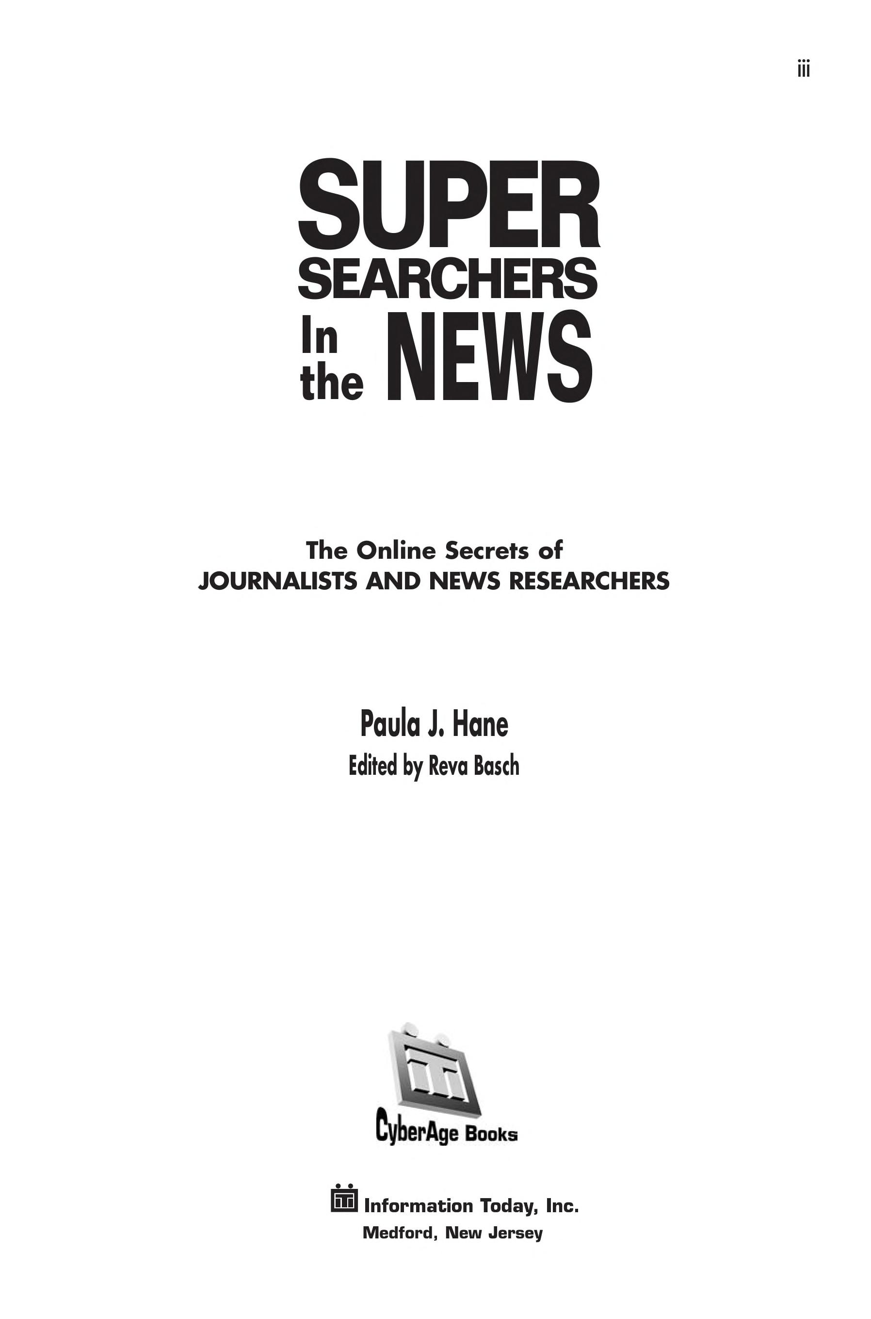 Super Searchers in the News