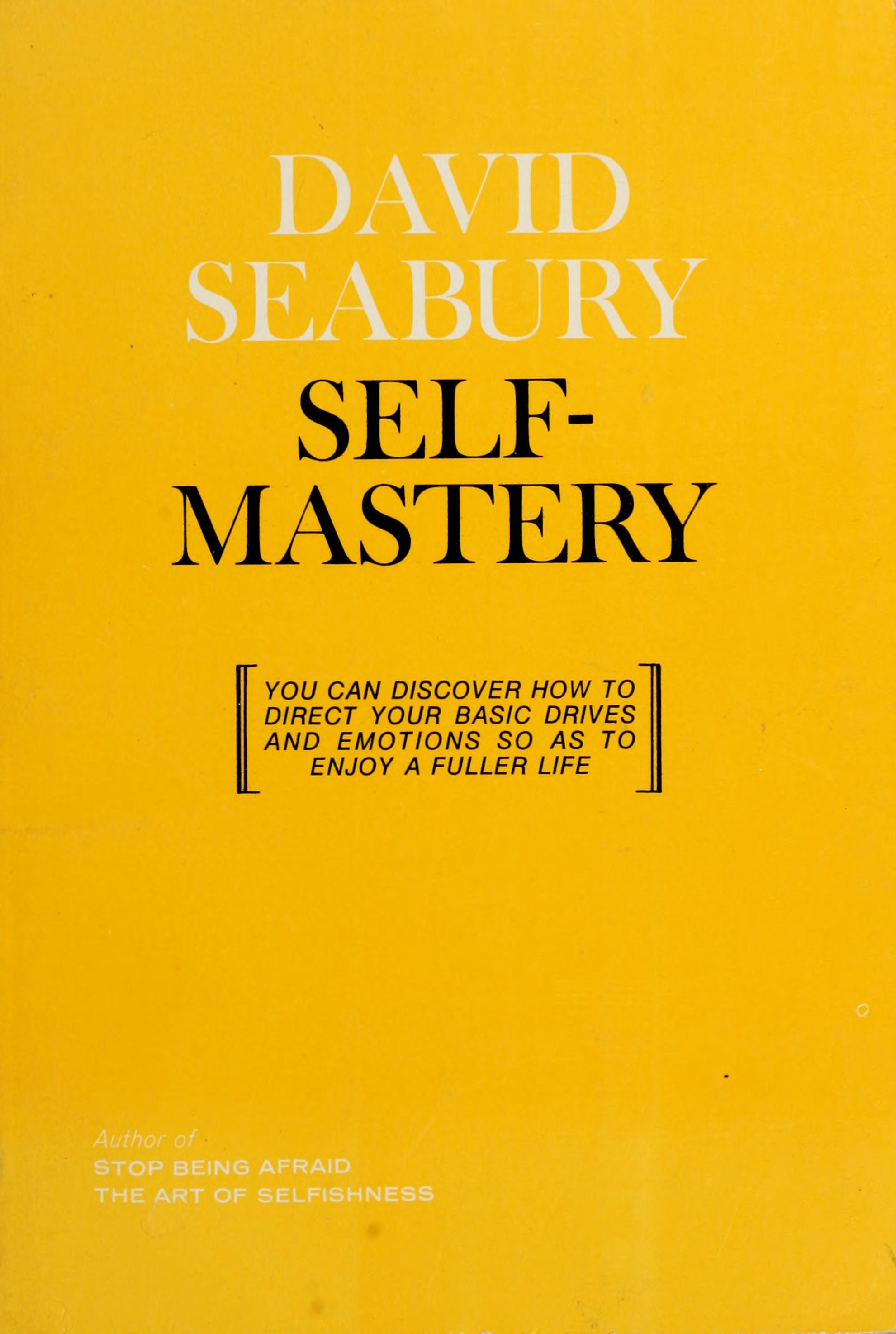 Self Mastery