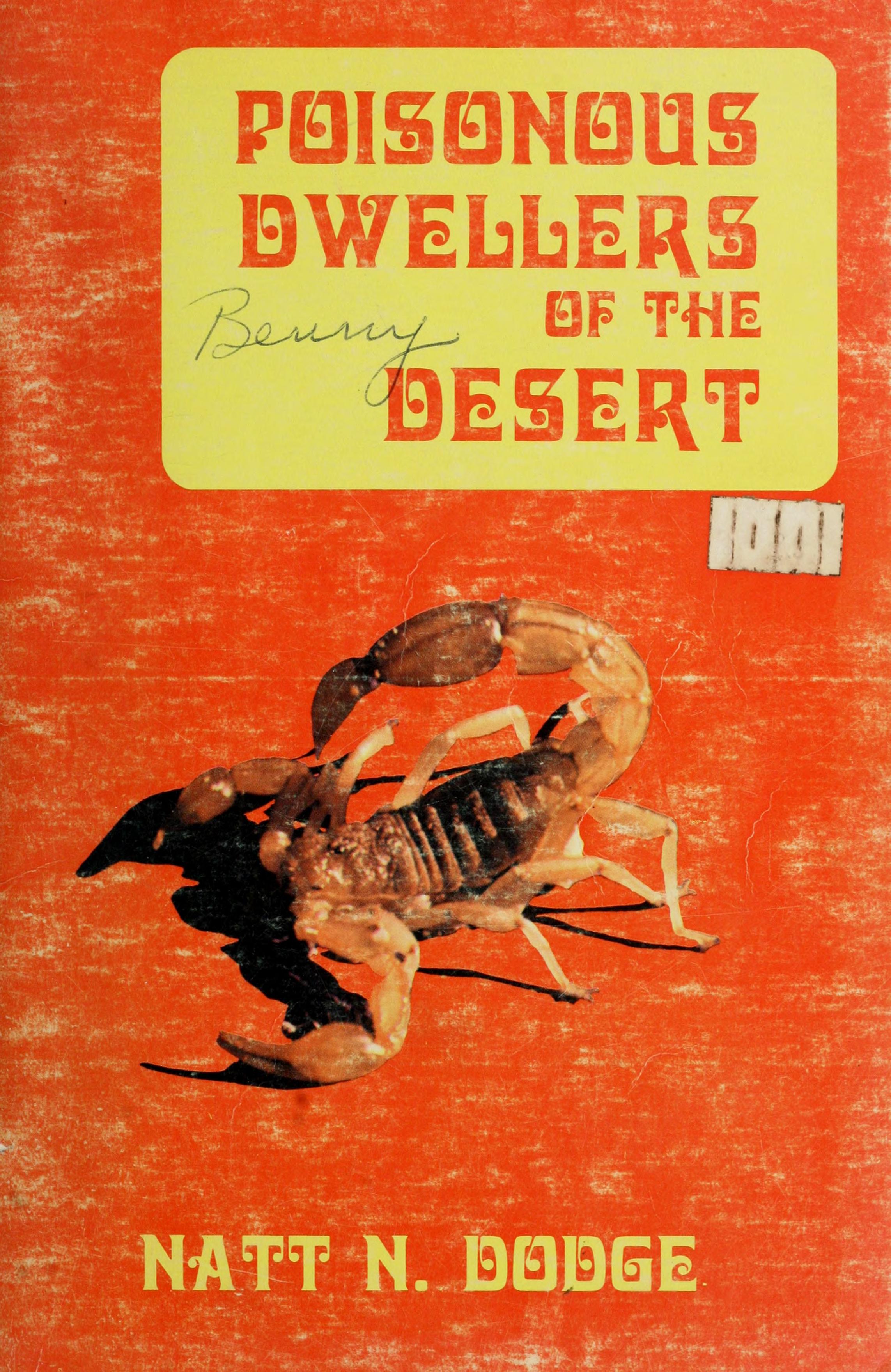 Poisonous Dwellers Of The Desert
