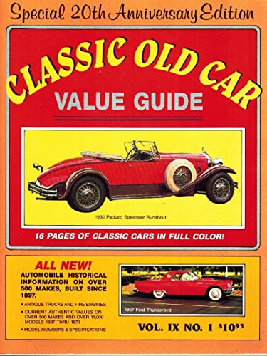 Classic Old Car Value Guide/31747