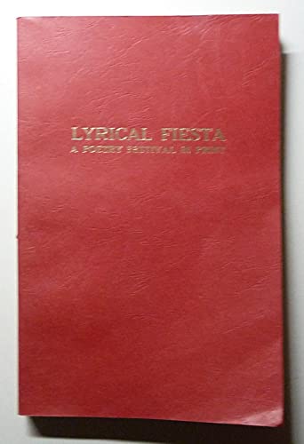 Lyrical Fiesta a Poetry Festival in Print