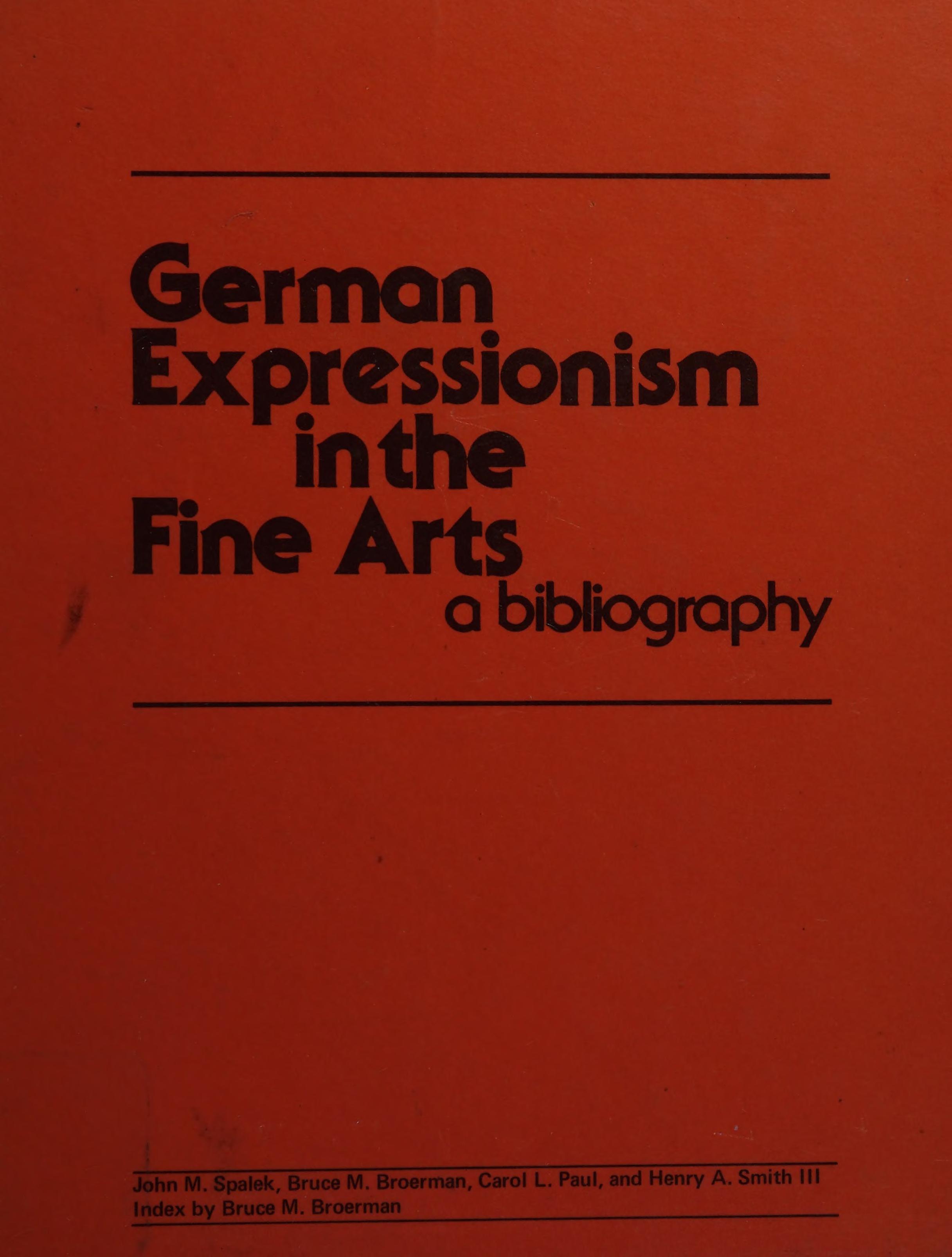 German Expressionism in the Fine Arts