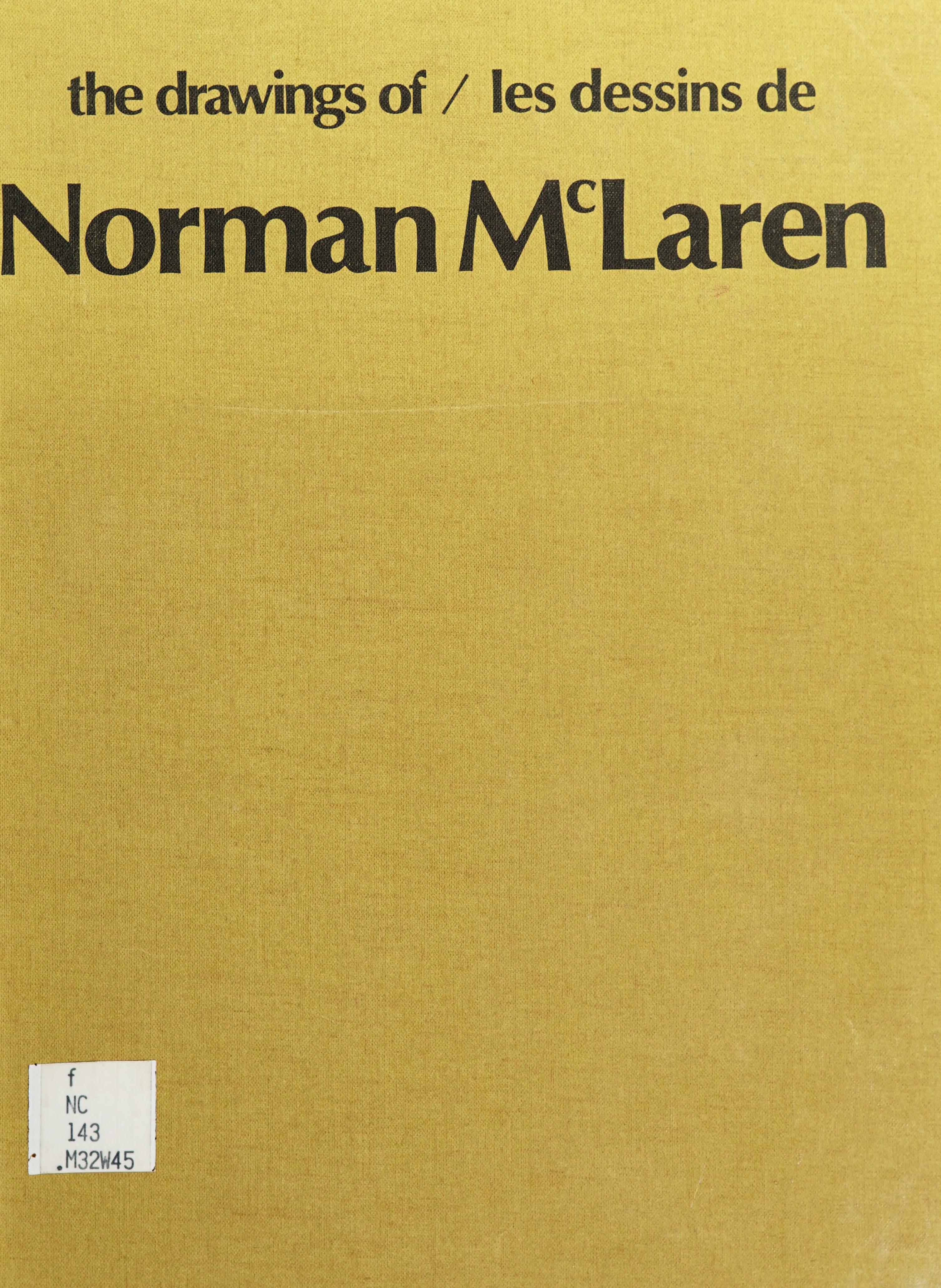 The Drawings of Norman McLaren