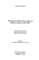 Harmon Lectures