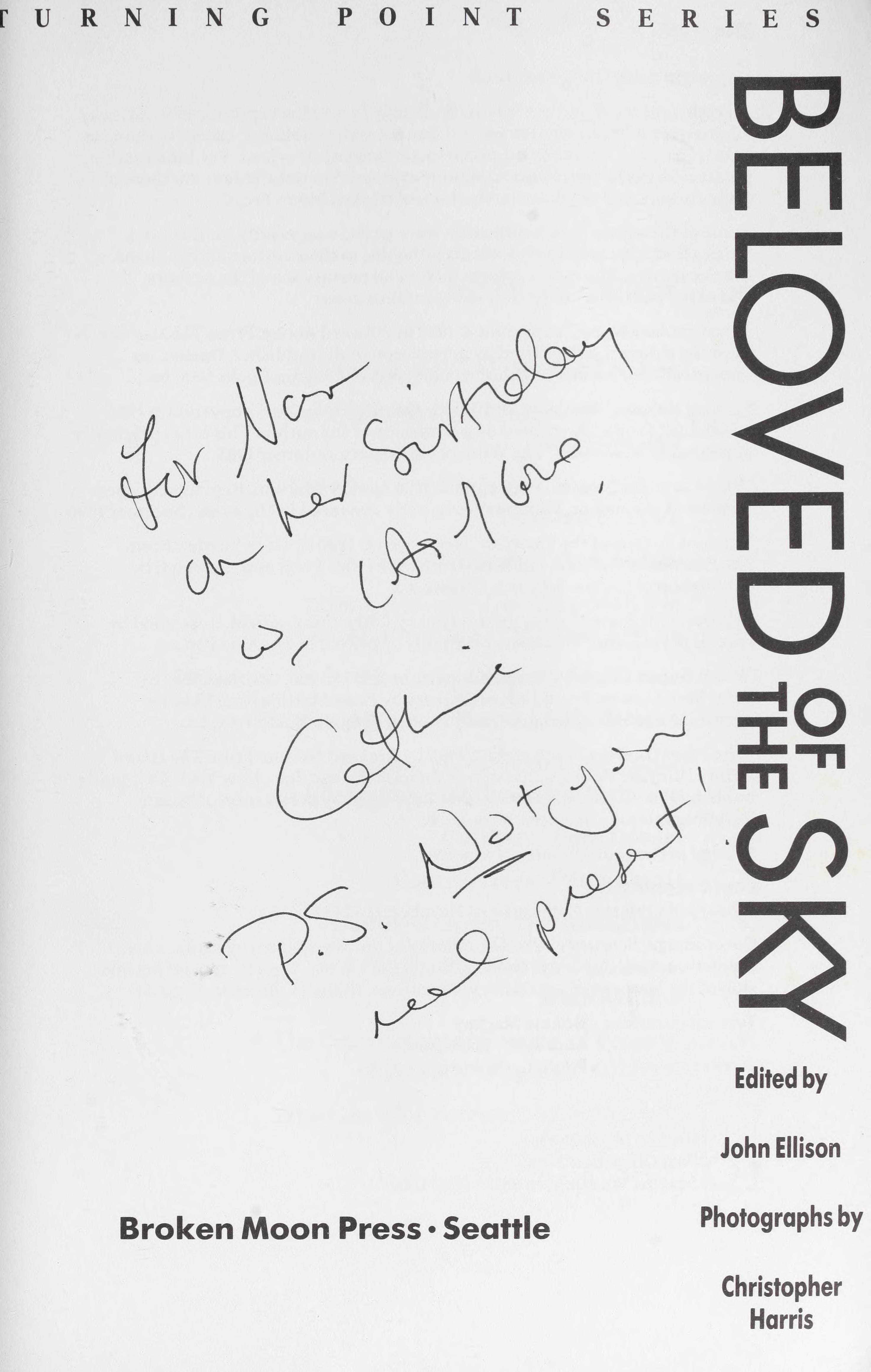 Beloved of the Sky/Essays and Photographs on Clearcutting