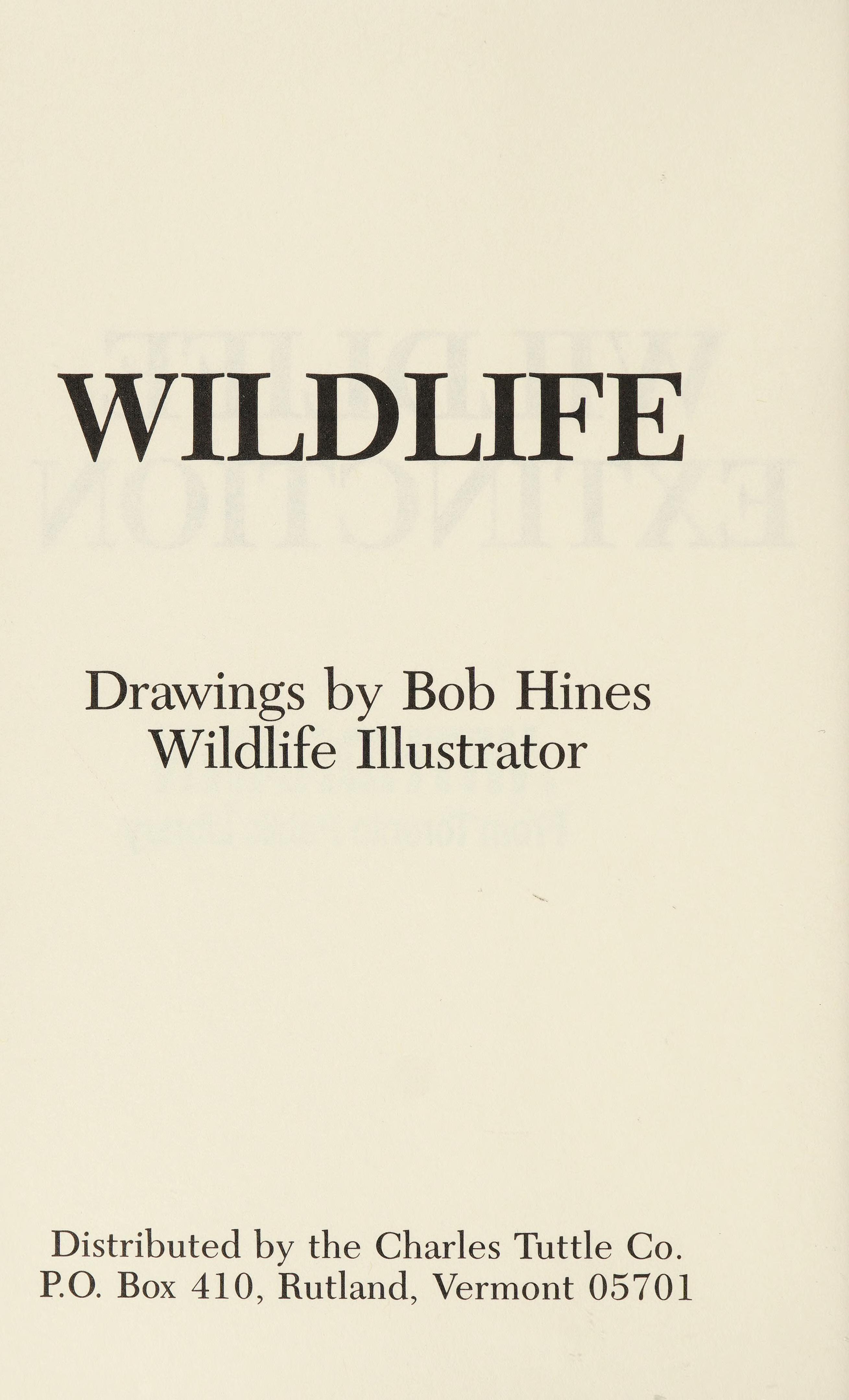 Wildlife Extinction