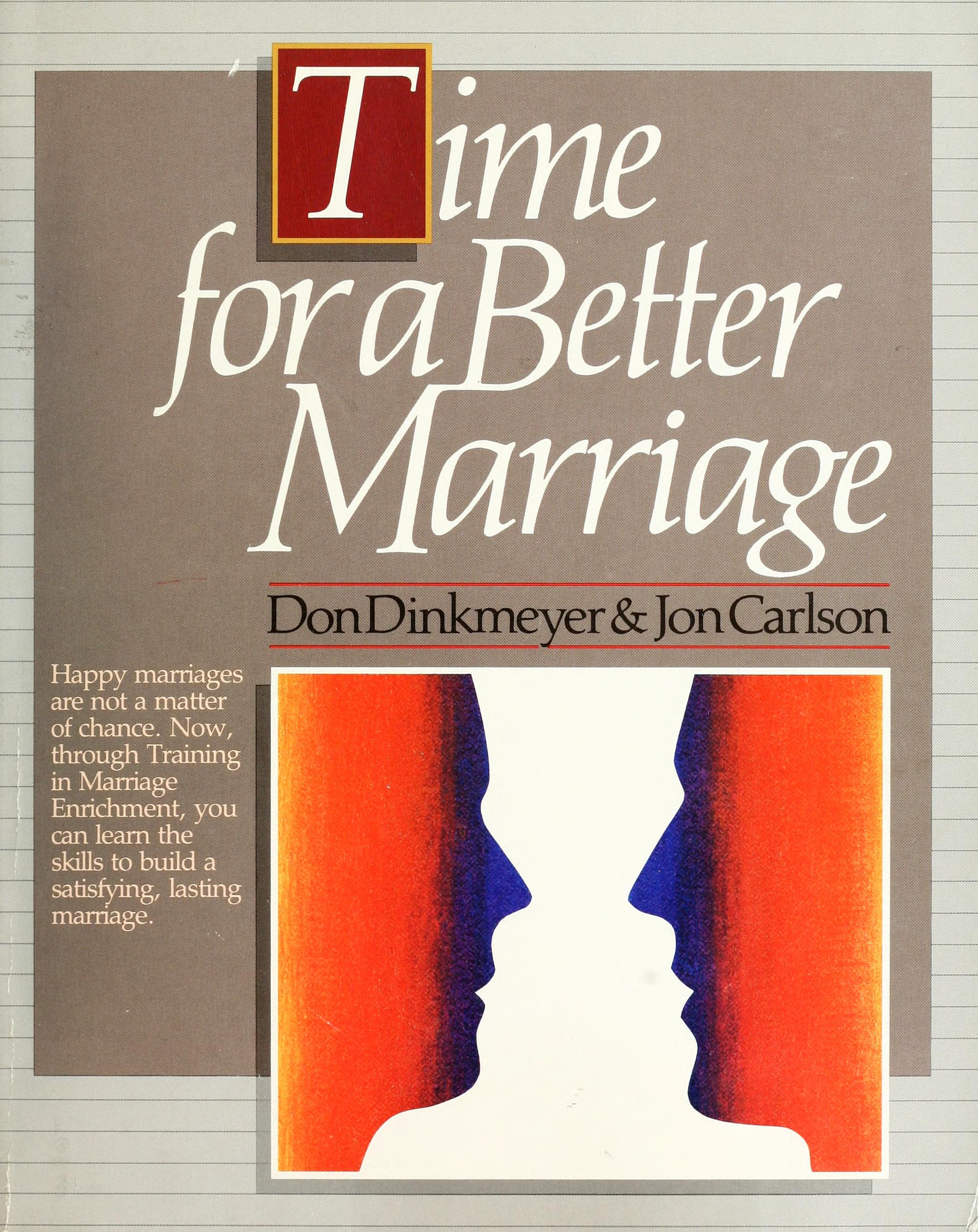Time for a Better Marriage