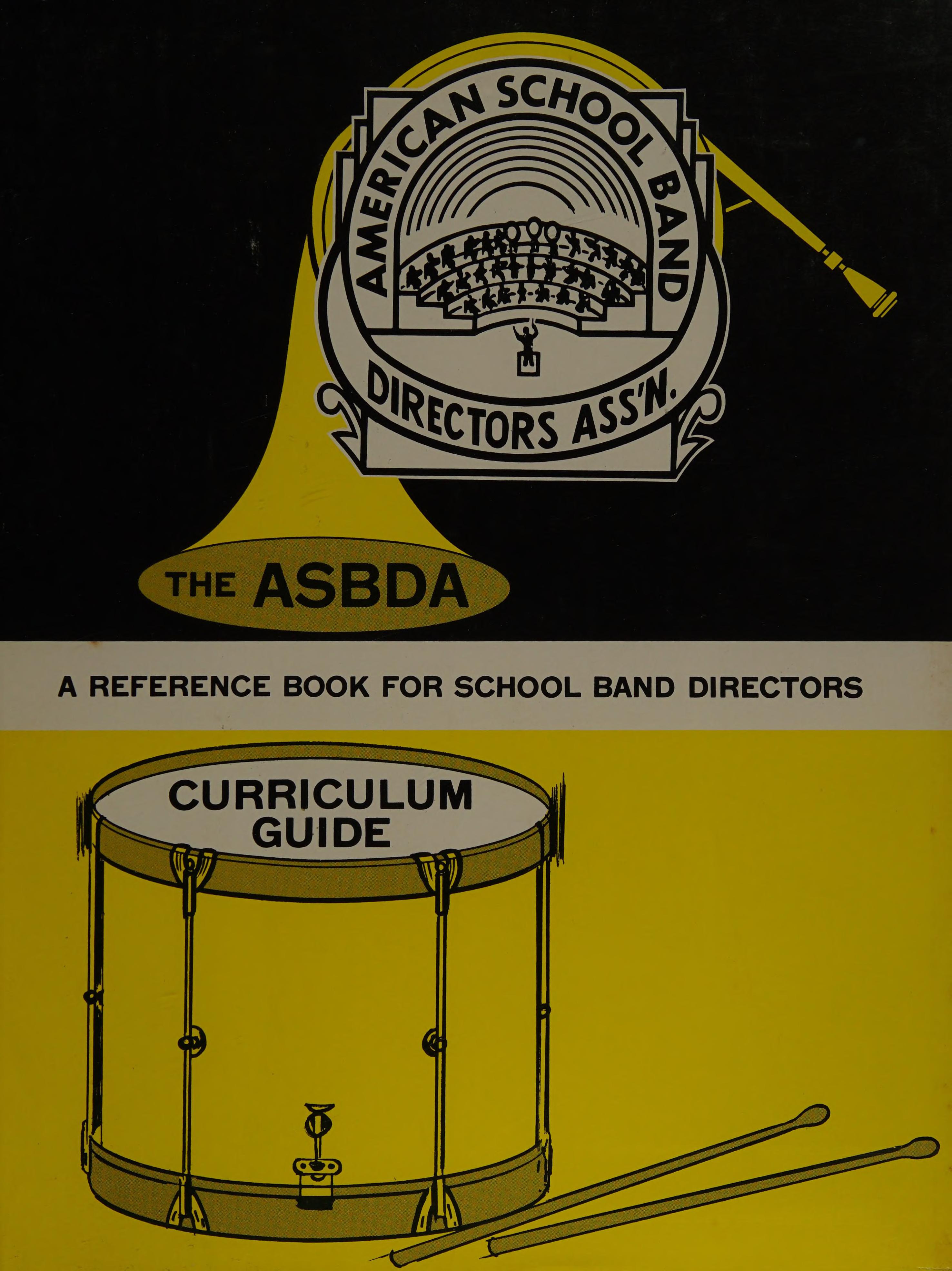 ASBDA Curriculum Guide: Reference Book For School Band Directors