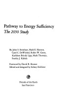Pathway to Energy Sufficiency
