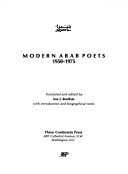 Modern Arab poets, 1950-1975
