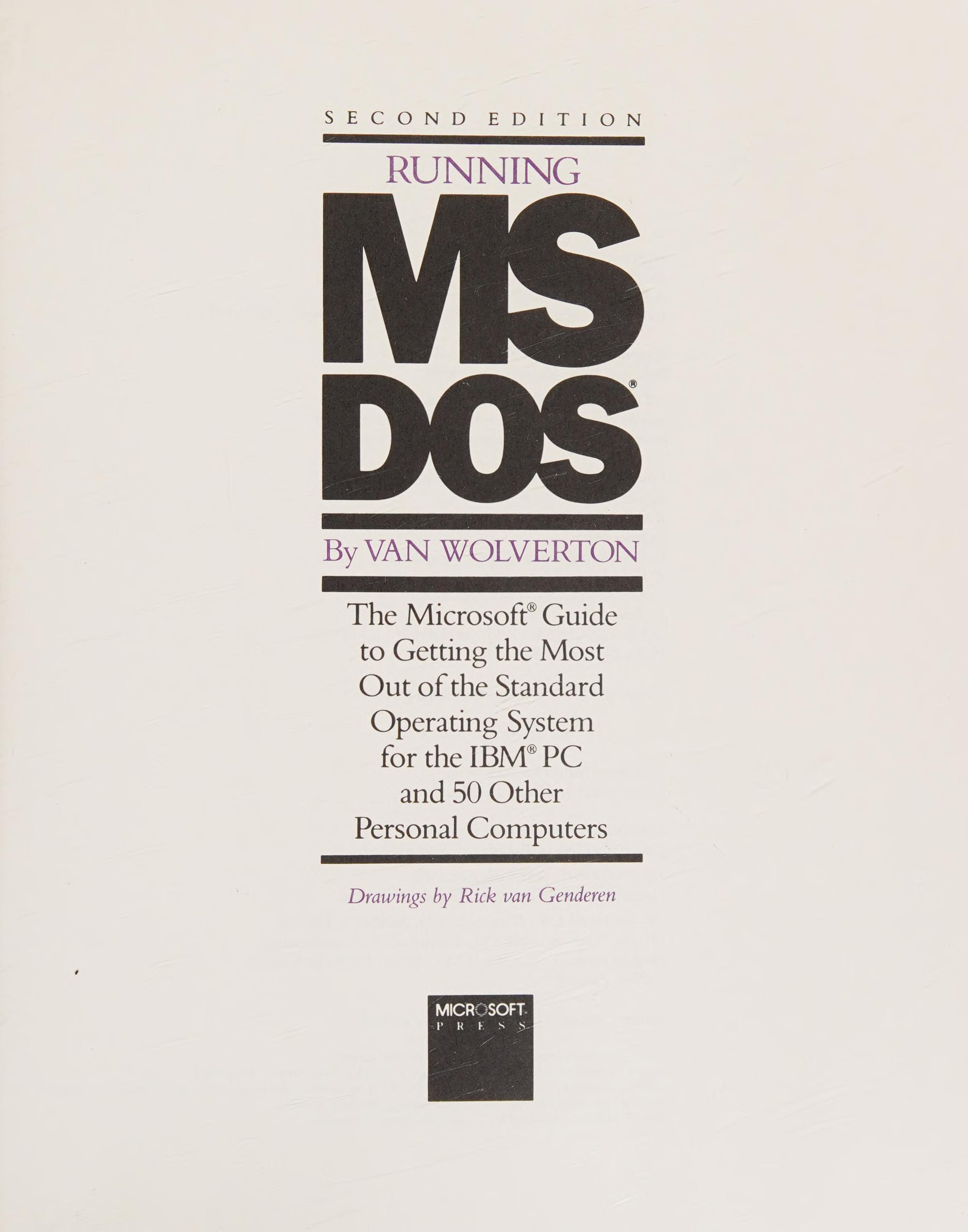Running MS-DOS