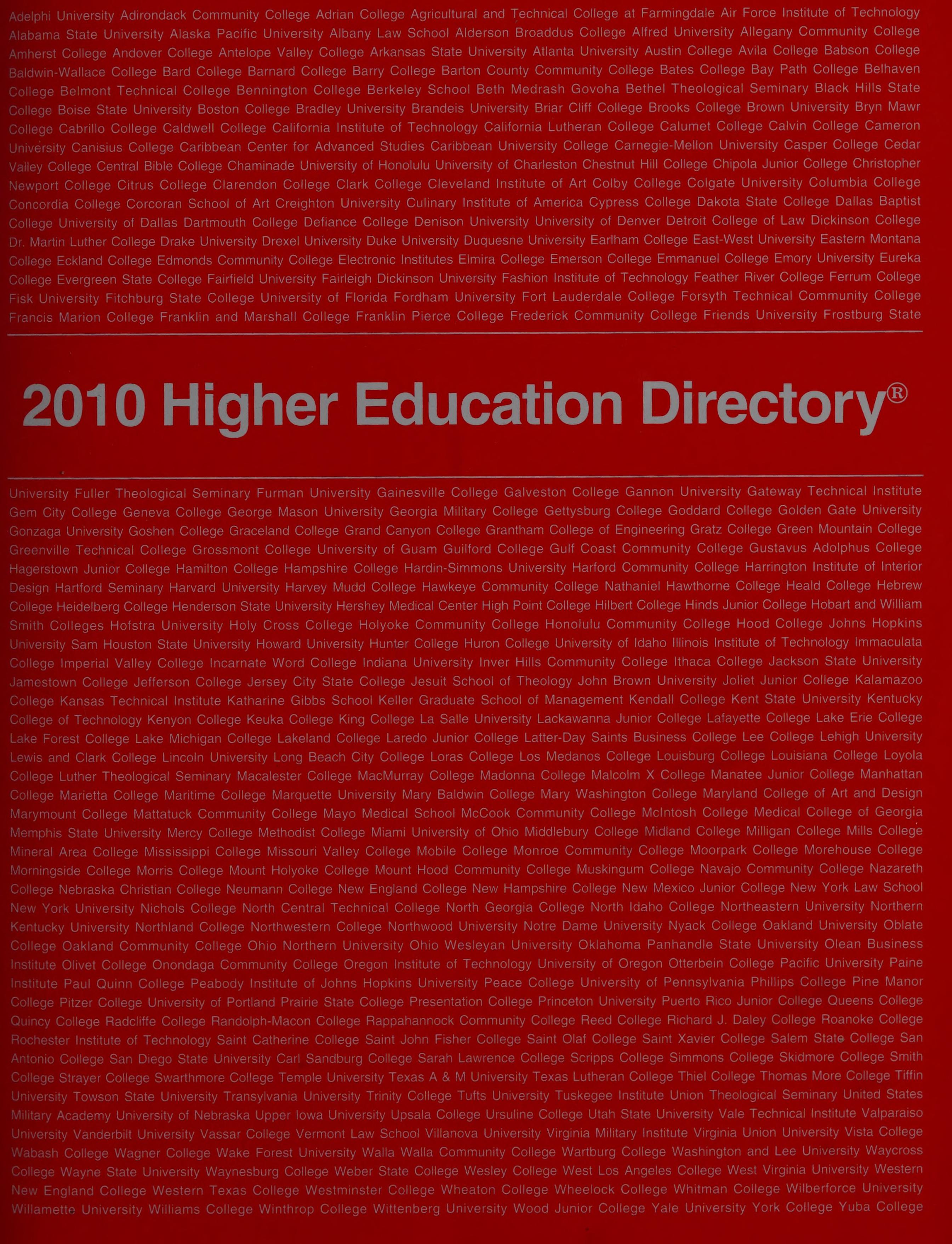 Higher Education Directory