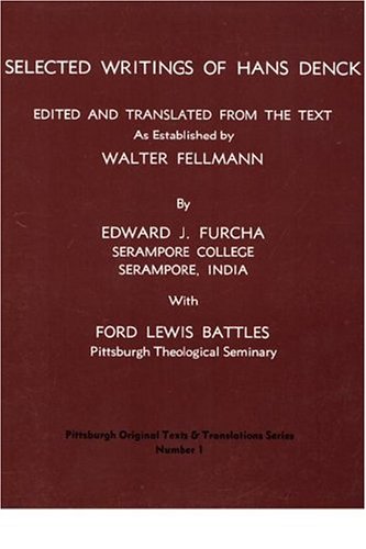 Selected Writings Of Hans Denck