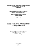 Early Formative Pottery Of The Valley Of Oaxaca