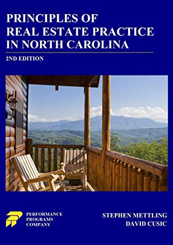 Principles of Real Estate Practice in North Carolina