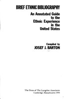 Brief Ethnic Bibliography