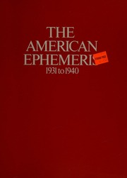American Ephemeris To 1950