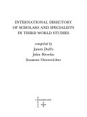 International Directory of Scholars and Specialists in Third World Studies