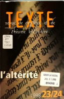 L' alterite