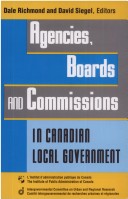 Agencies, Boards, and Commissions in Canadian Local Government