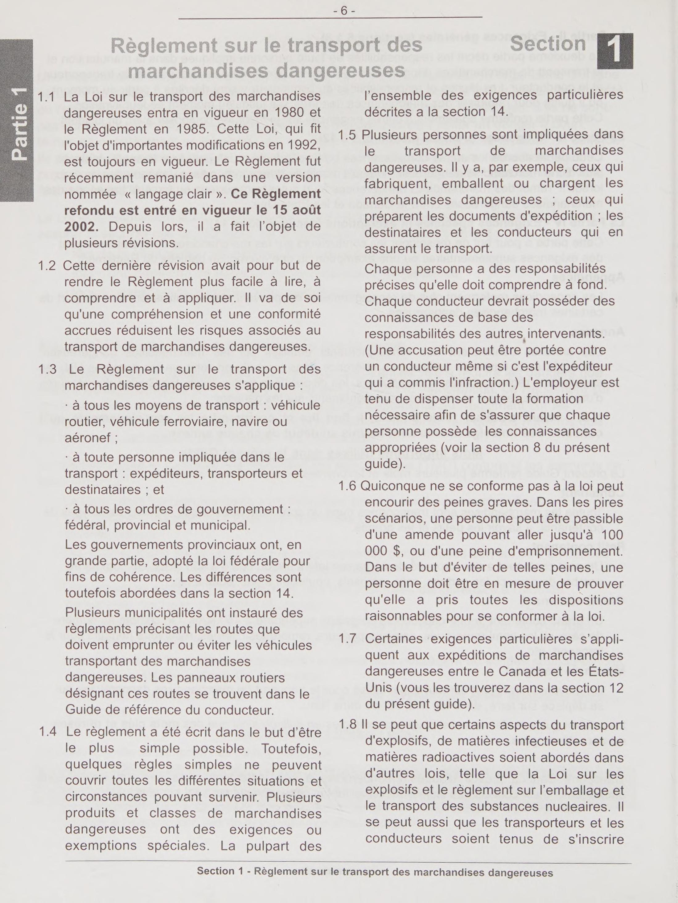 Le Transport De Marchandises Dangereuses Par Camion: Un Guide À L'Intention Du Transport Routier