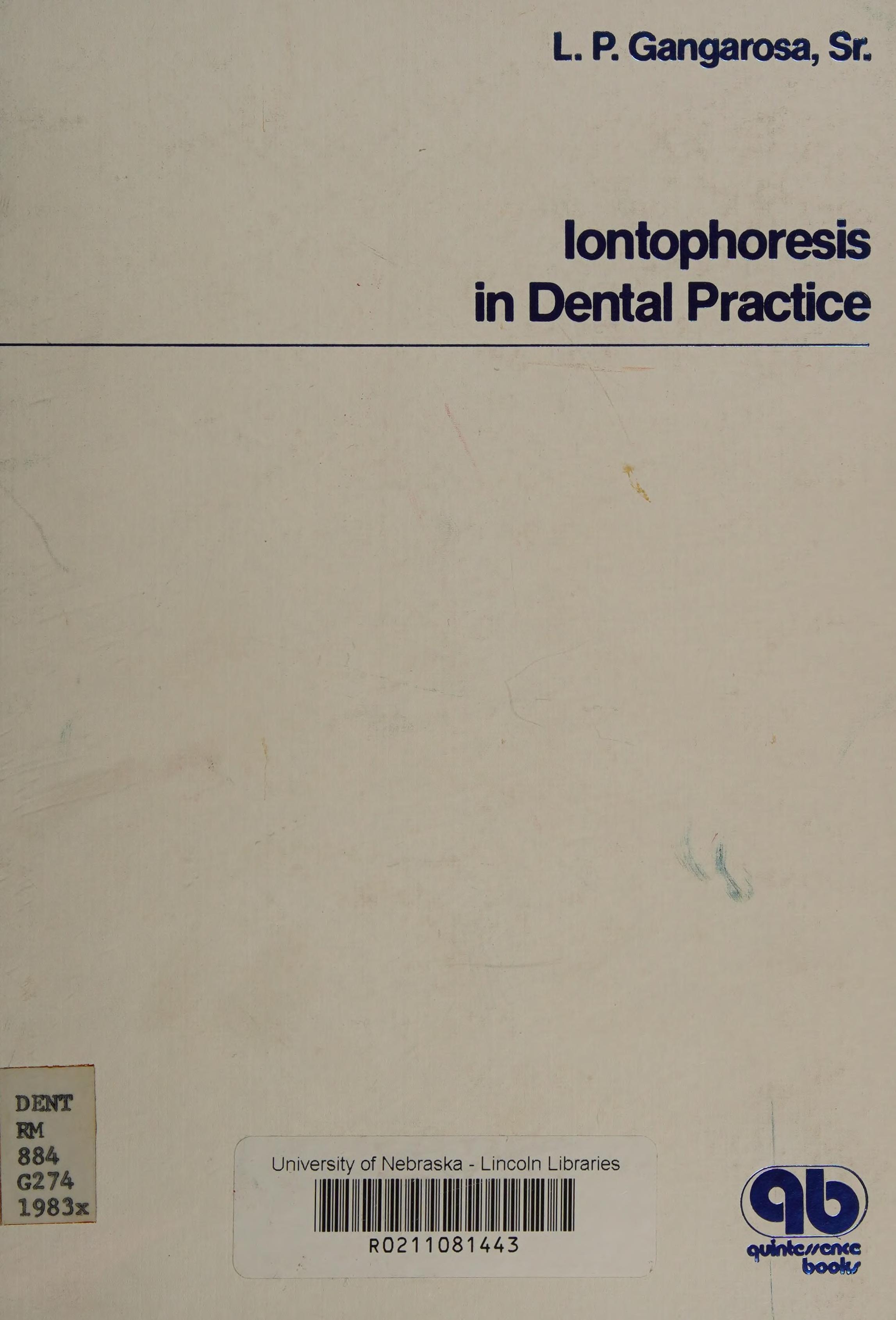 Iontophoresis In Dental Practice