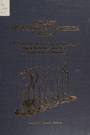 At Last Recognition in America