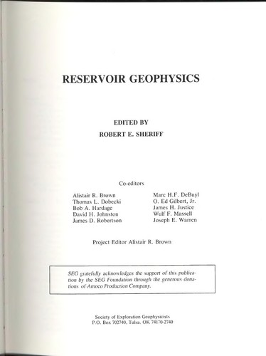 Seismic Data Analysis