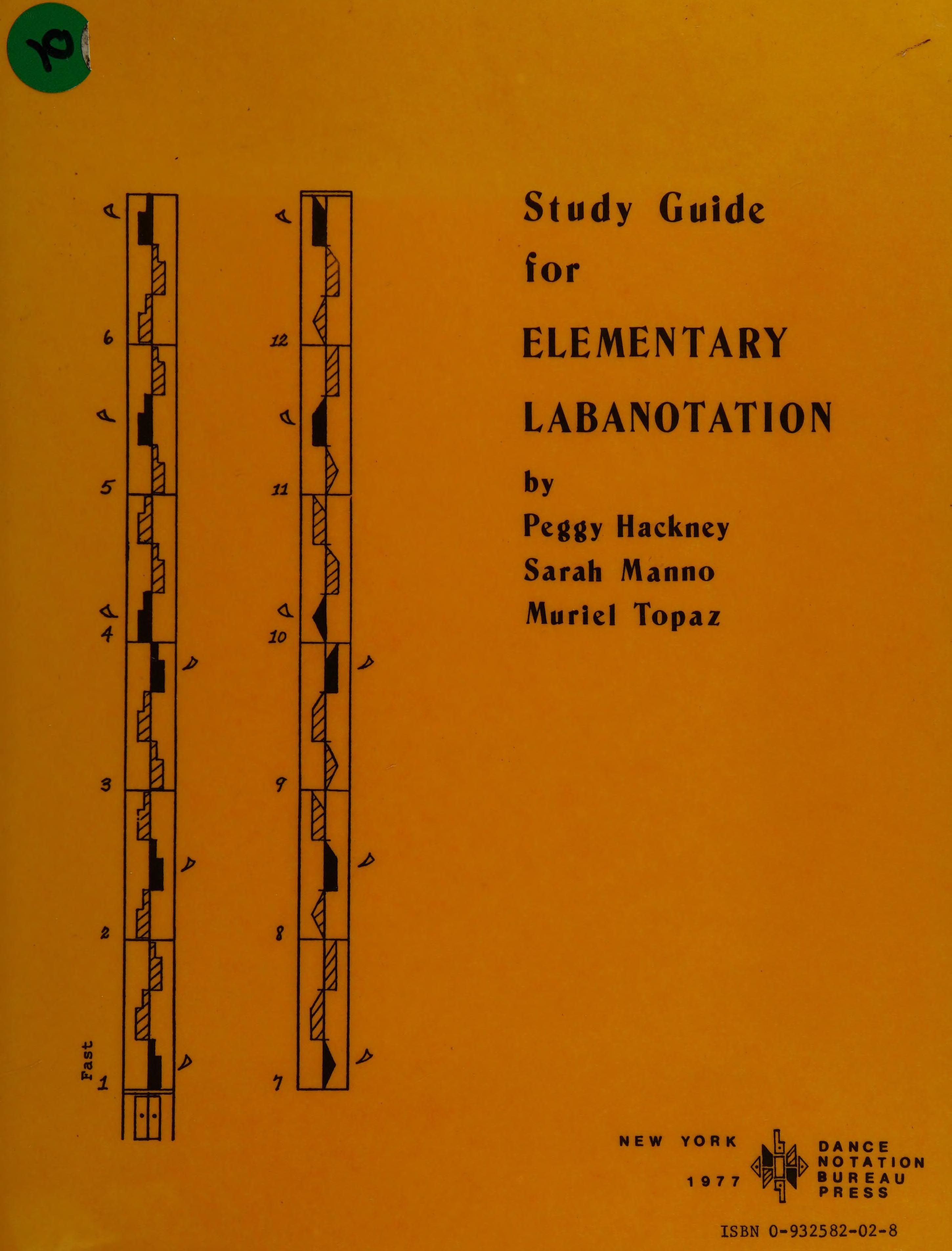 Elementary Labanotation Assignments