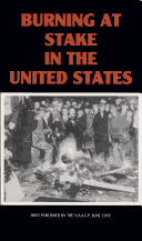 Burning at Stake in the United States
