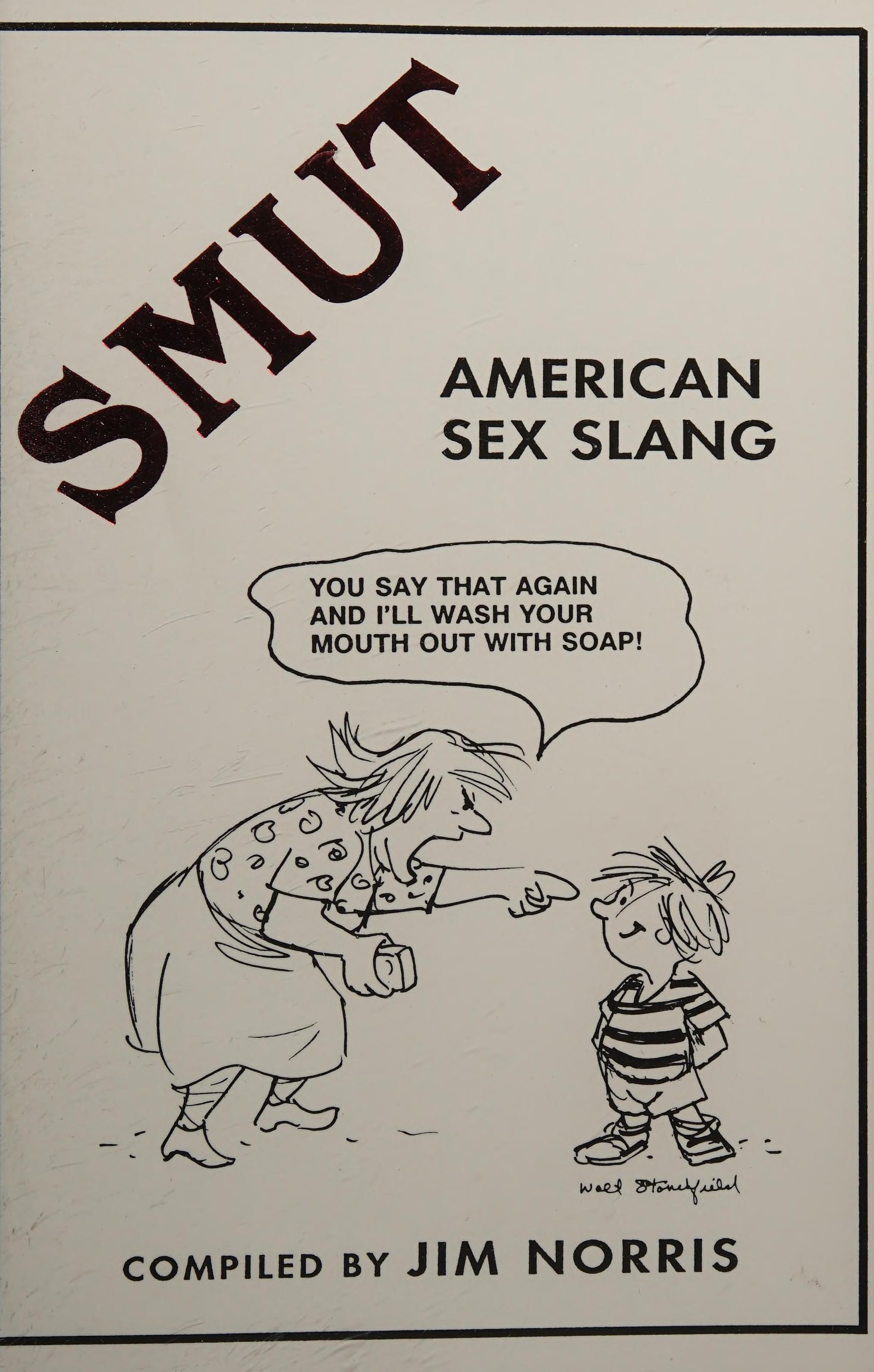 Smut: American Sex Slang : Over 4300 Entries