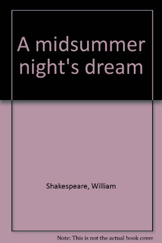 A Midsummer Night'S Dream