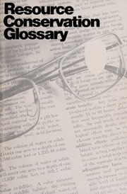 Resource Conservation Glossary