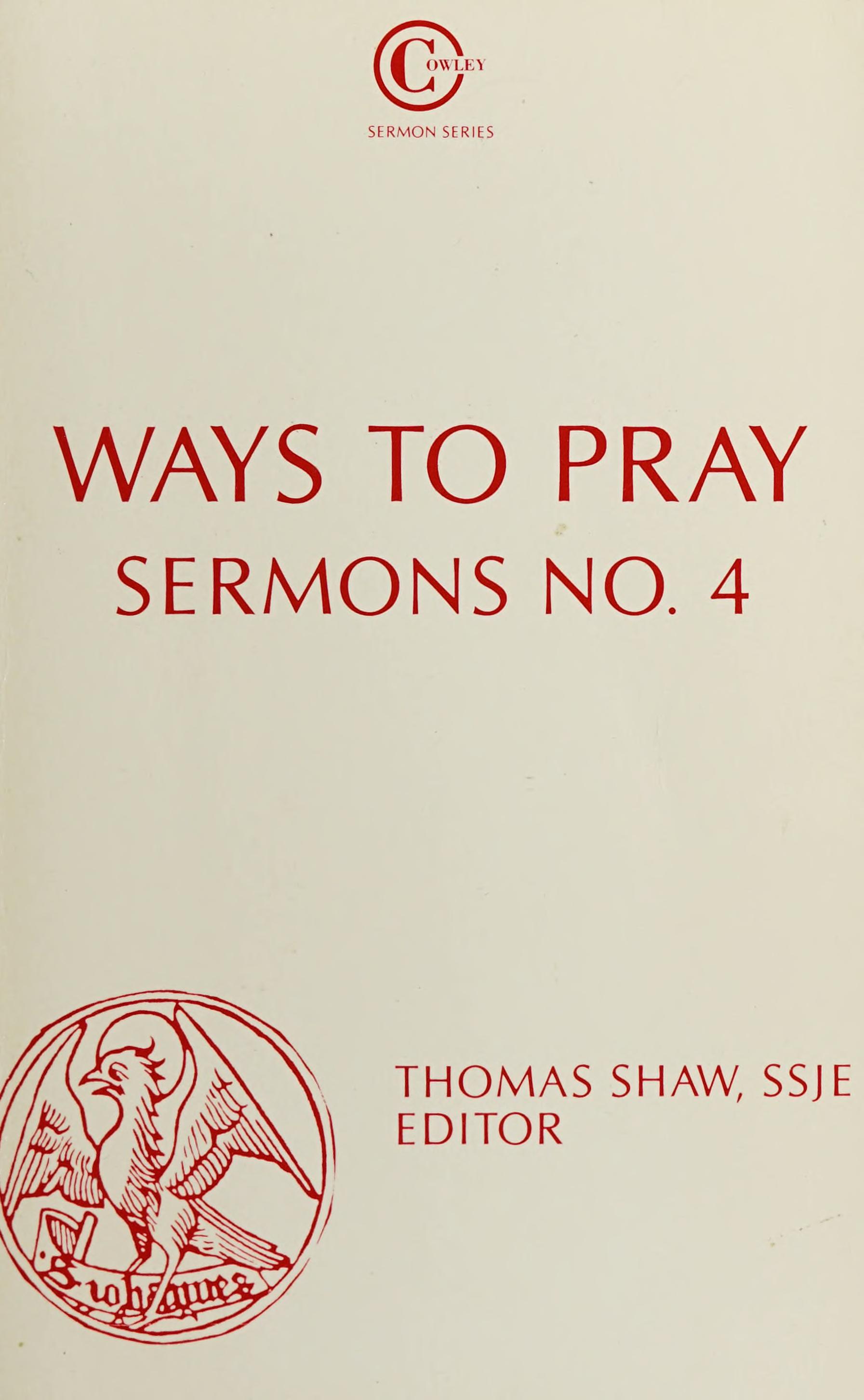 Ways to Pray